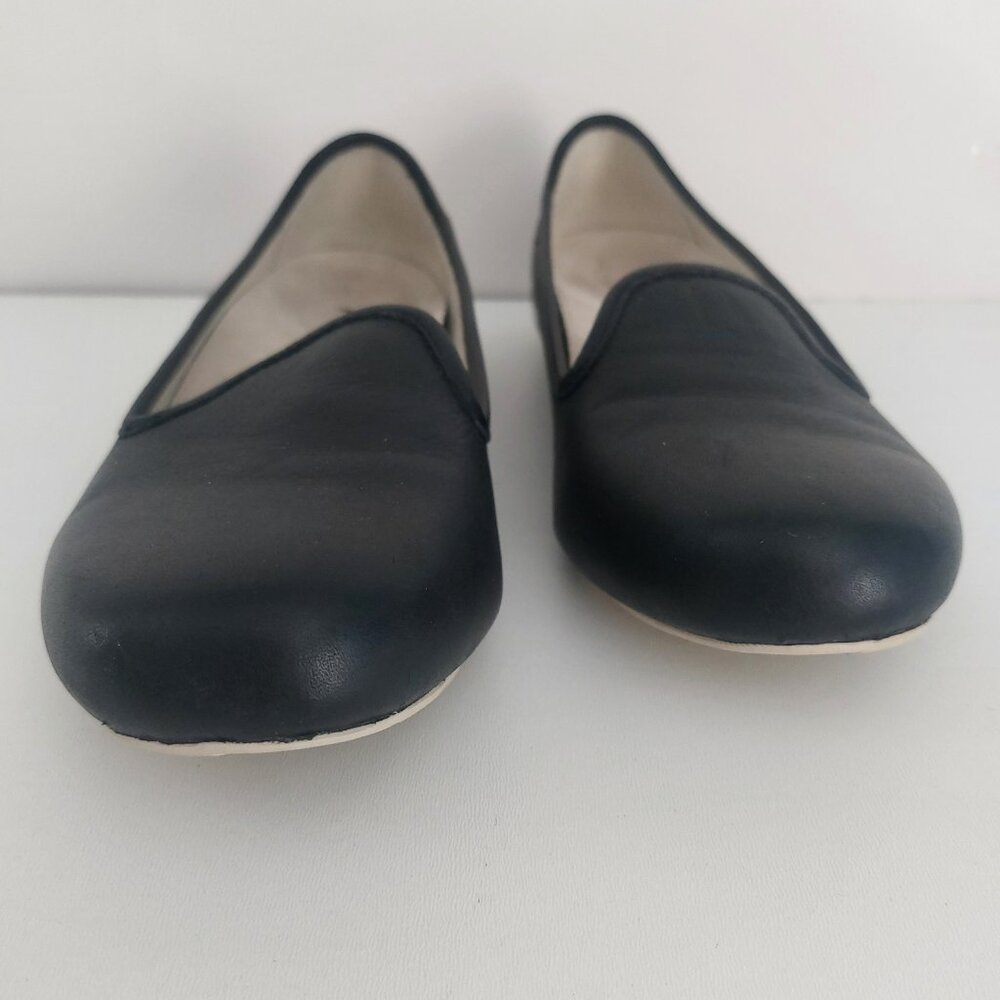 KURU Black Leather Comfort Flats Size 8.5 TRINA Work Shoes Cushioned Stylish EUC - Picture 5 of 12